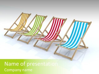 Line Wood Cloth PowerPoint Template