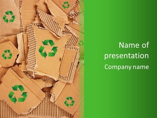 Trash Cardboard Mash PowerPoint Template