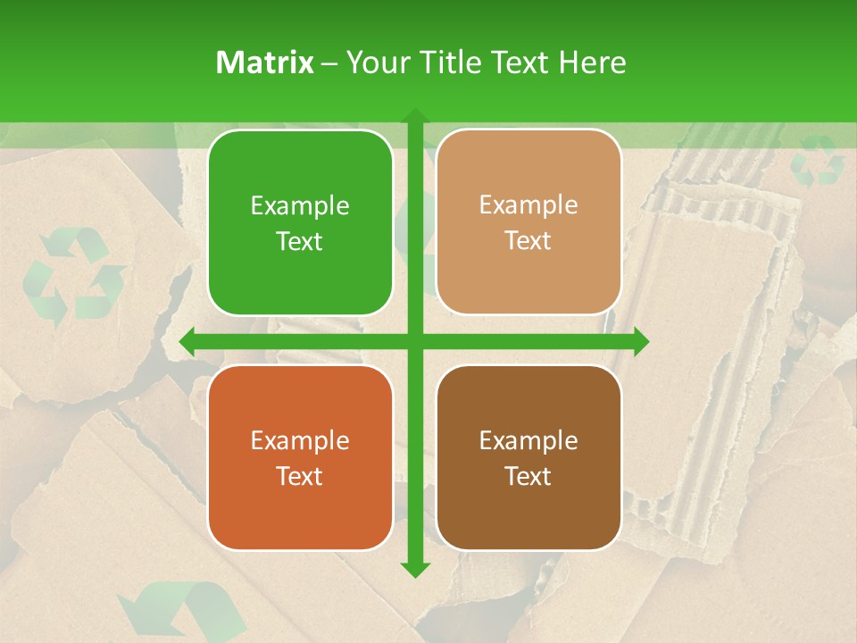 Trash Cardboard Mash PowerPoint Template