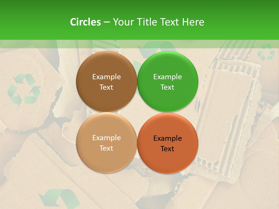 Trash Cardboard Mash PowerPoint Template