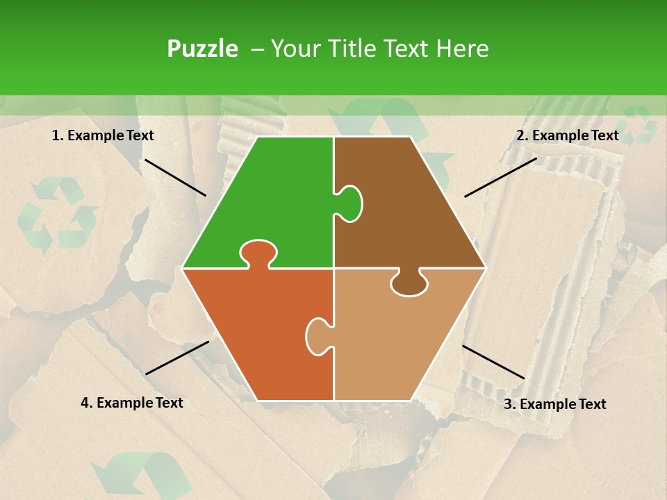 Trash Cardboard Mash PowerPoint Template