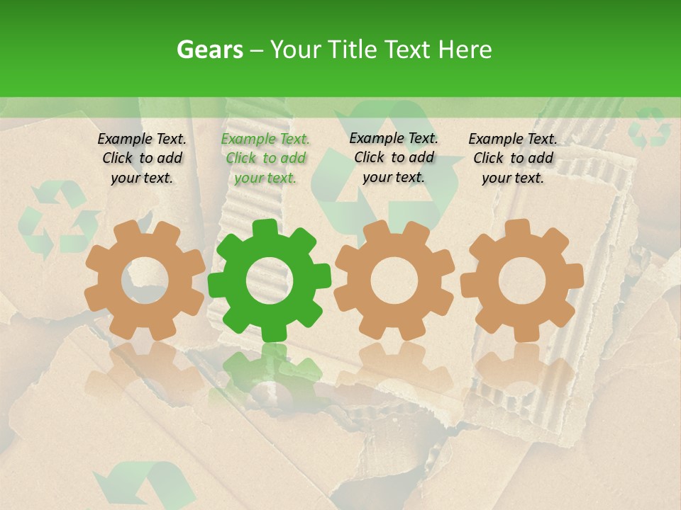 Trash Cardboard Mash PowerPoint Template