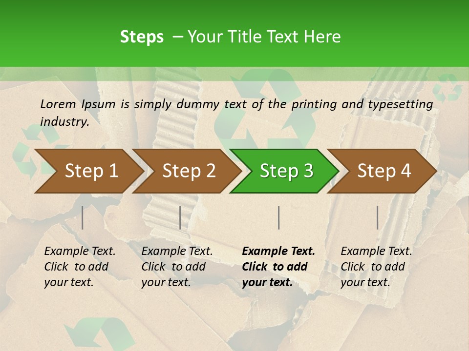 Trash Cardboard Mash PowerPoint Template
