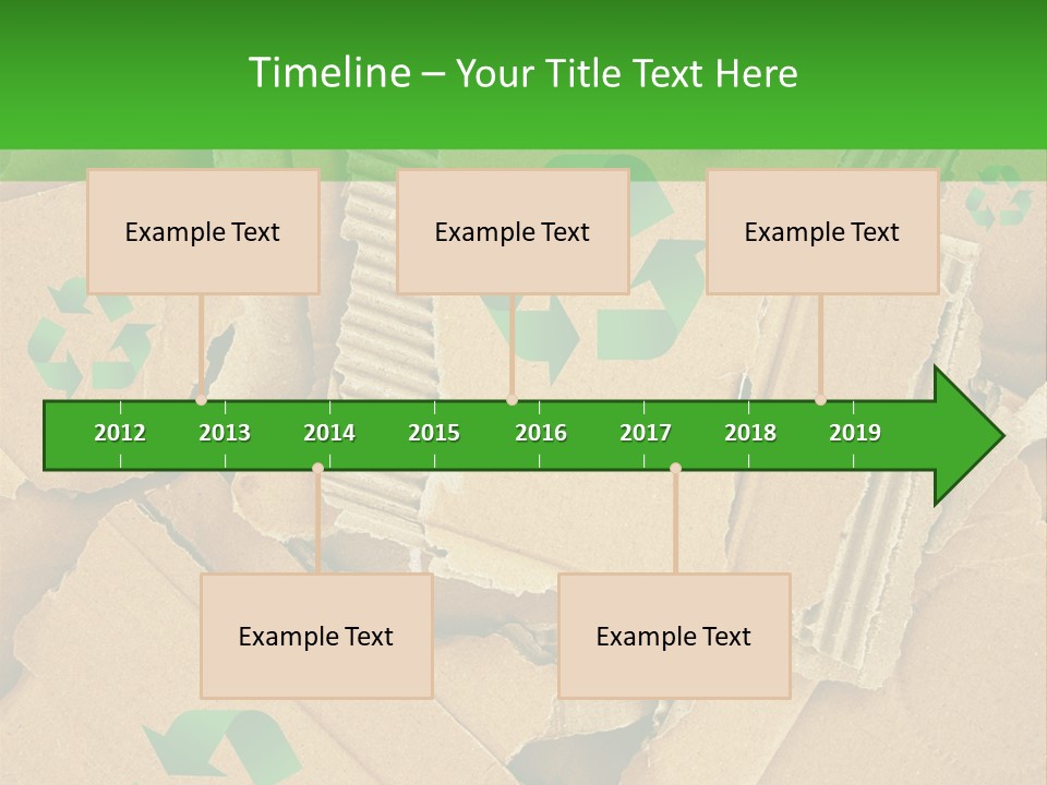Trash Cardboard Mash PowerPoint Template