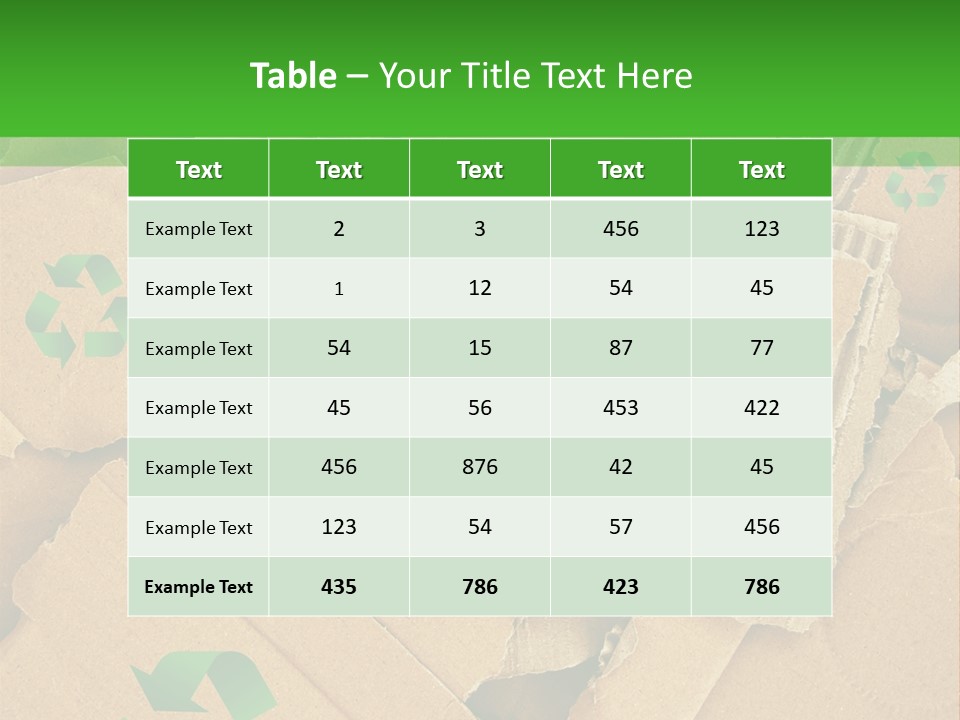 Trash Cardboard Mash PowerPoint Template