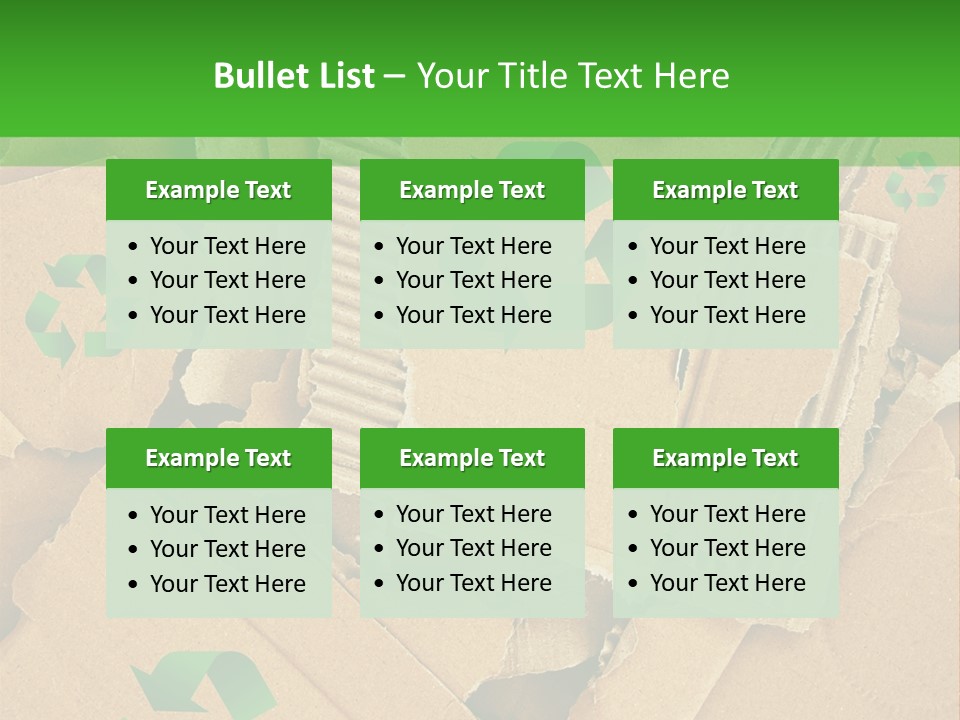 Trash Cardboard Mash PowerPoint Template