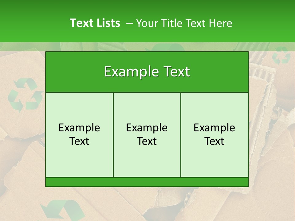 Trash Cardboard Mash PowerPoint Template