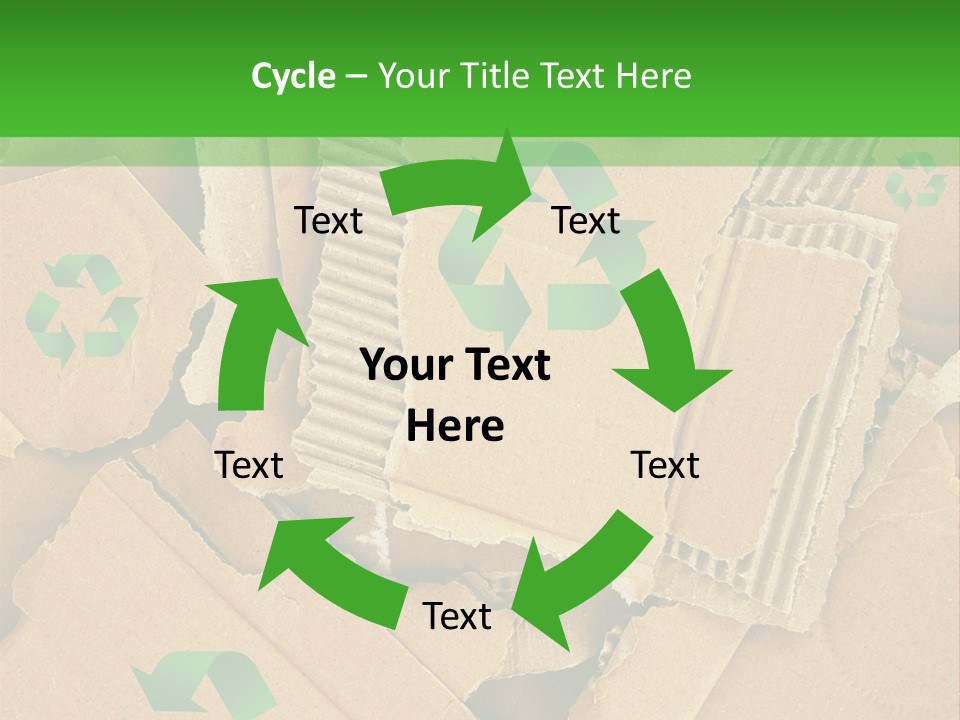 Trash Cardboard Mash PowerPoint Template