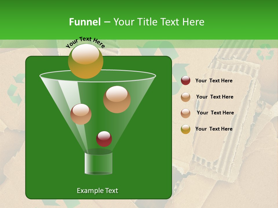 Trash Cardboard Mash PowerPoint Template