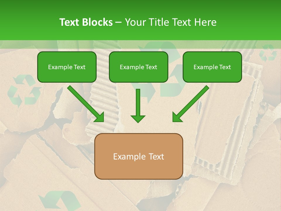 Trash Cardboard Mash PowerPoint Template