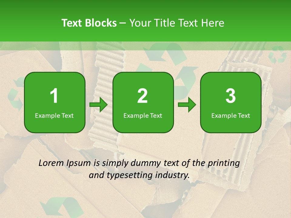Trash Cardboard Mash PowerPoint Template