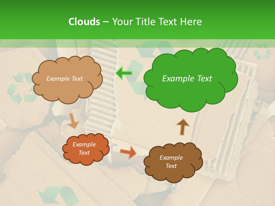 Trash Cardboard Mash PowerPoint Template