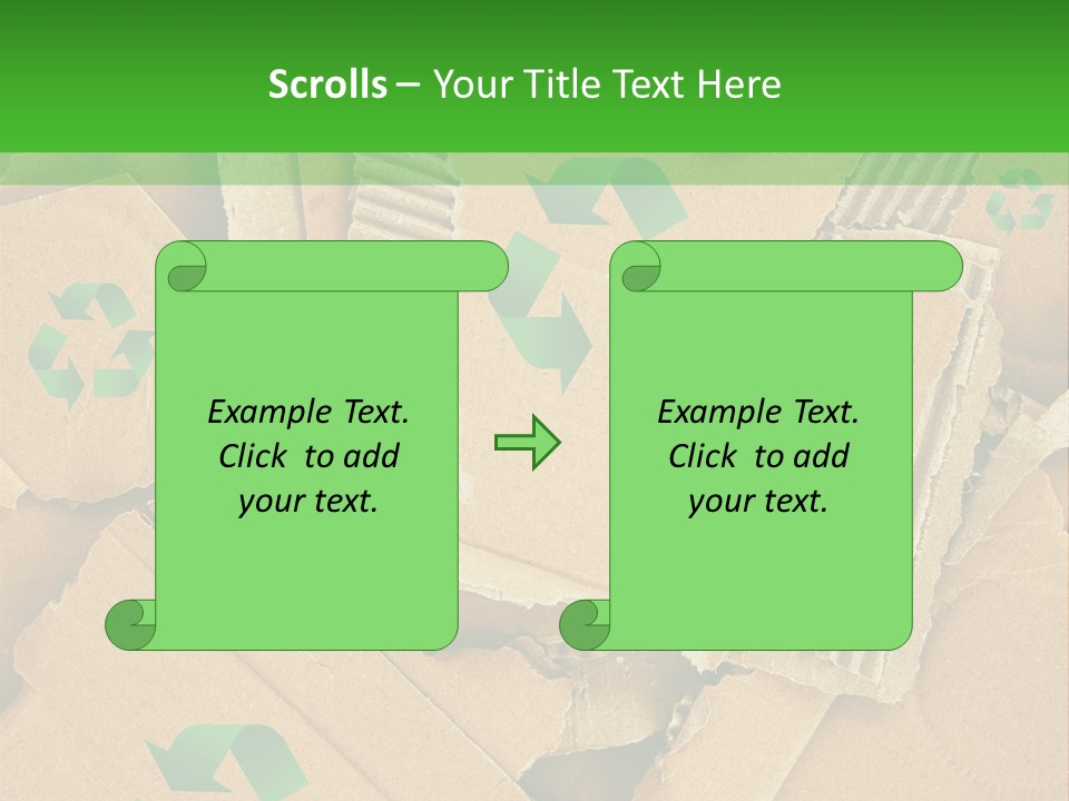 Trash Cardboard Mash PowerPoint Template