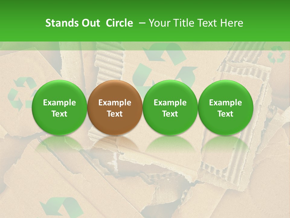 Trash Cardboard Mash PowerPoint Template