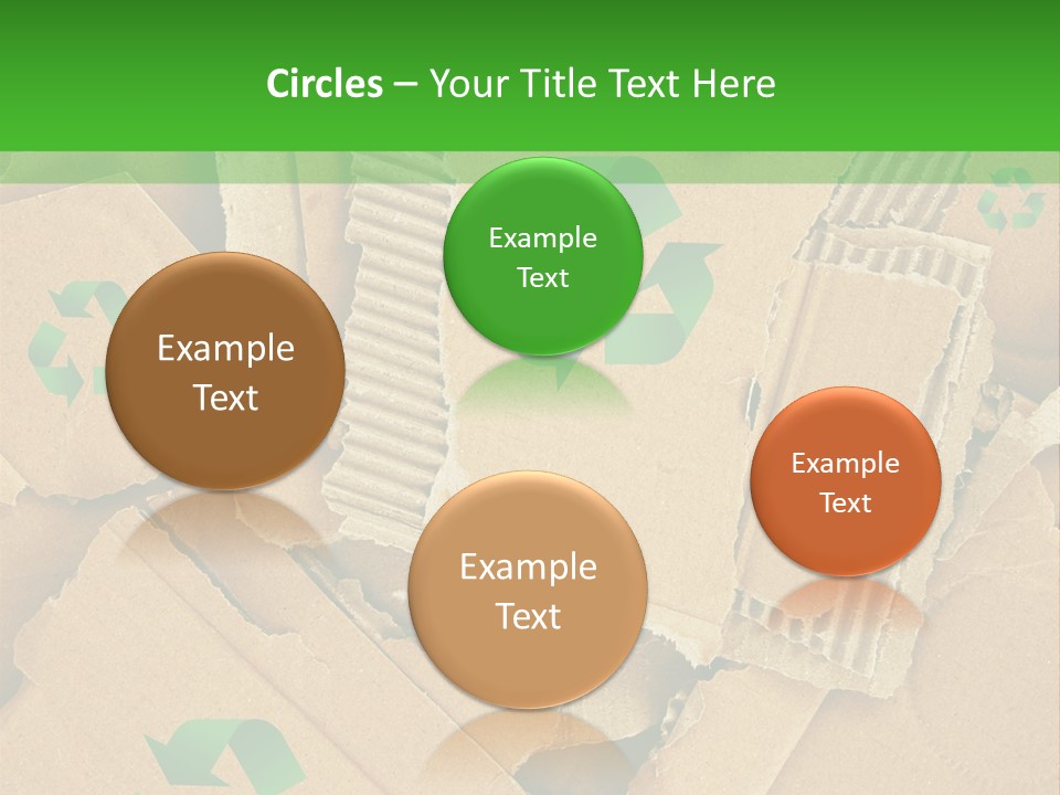 Trash Cardboard Mash PowerPoint Template