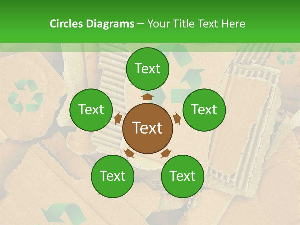 Trash Cardboard Mash PowerPoint Template