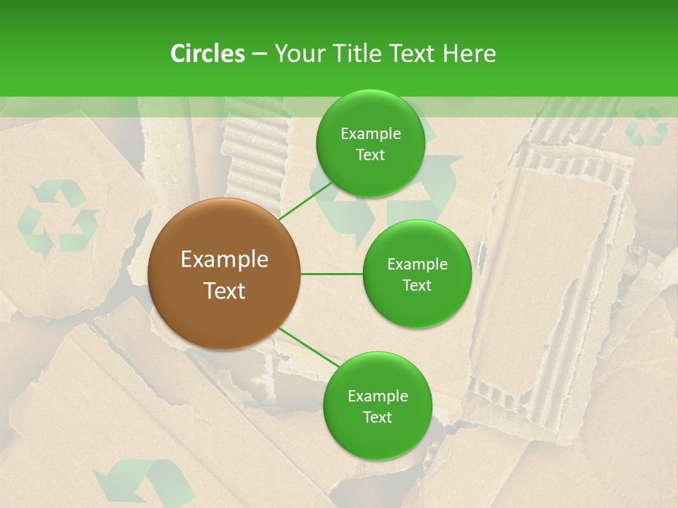 Trash Cardboard Mash PowerPoint Template