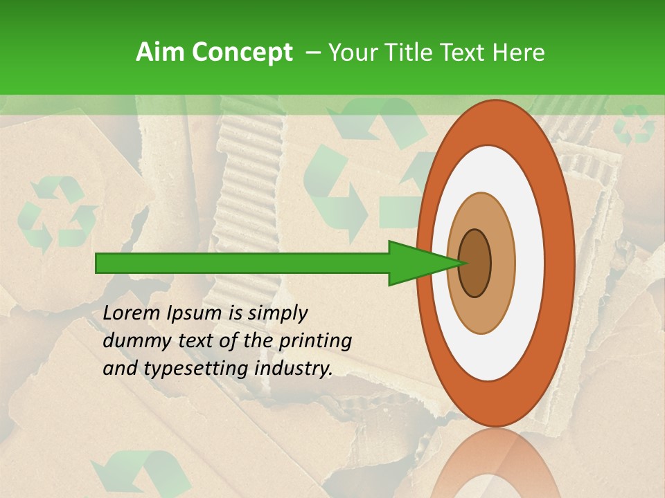 Trash Cardboard Mash PowerPoint Template