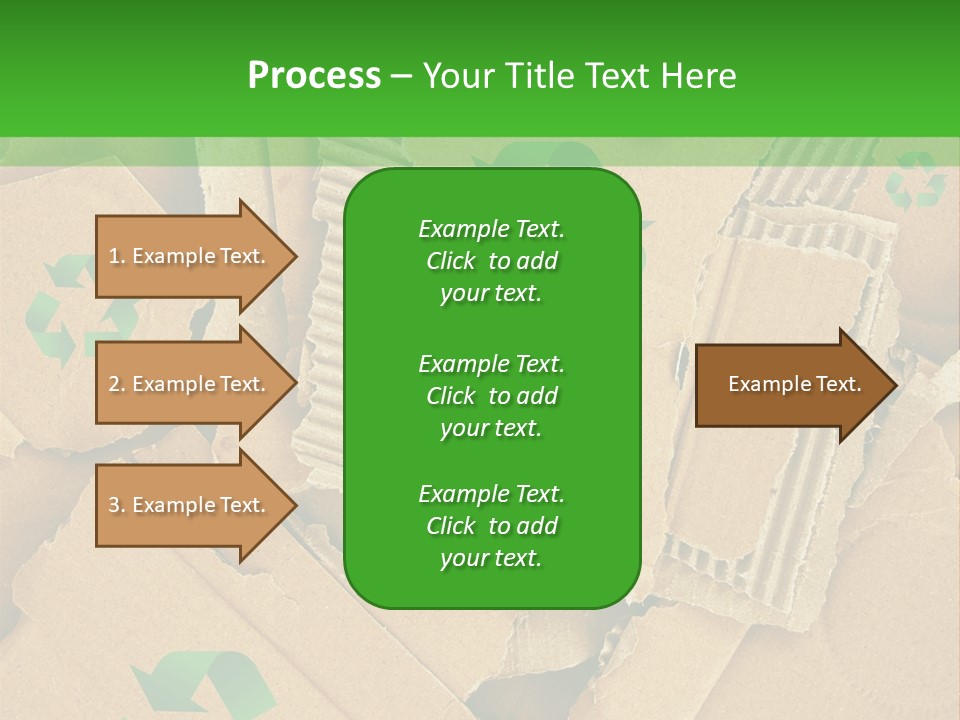 Trash Cardboard Mash PowerPoint Template