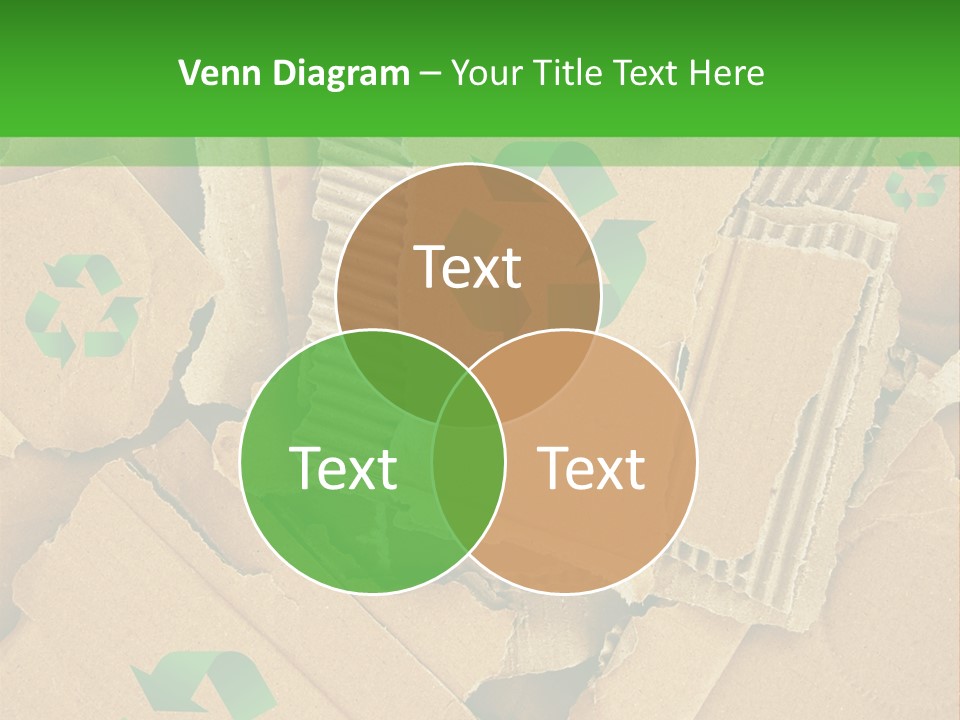 Trash Cardboard Mash PowerPoint Template