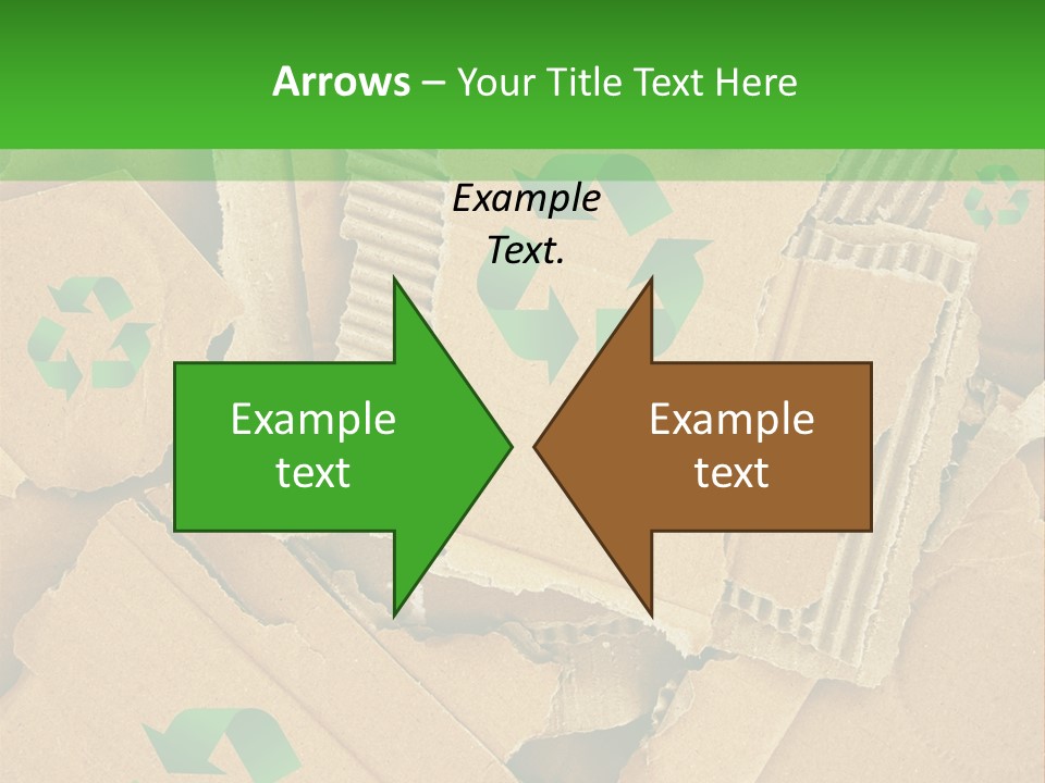 Trash Cardboard Mash PowerPoint Template