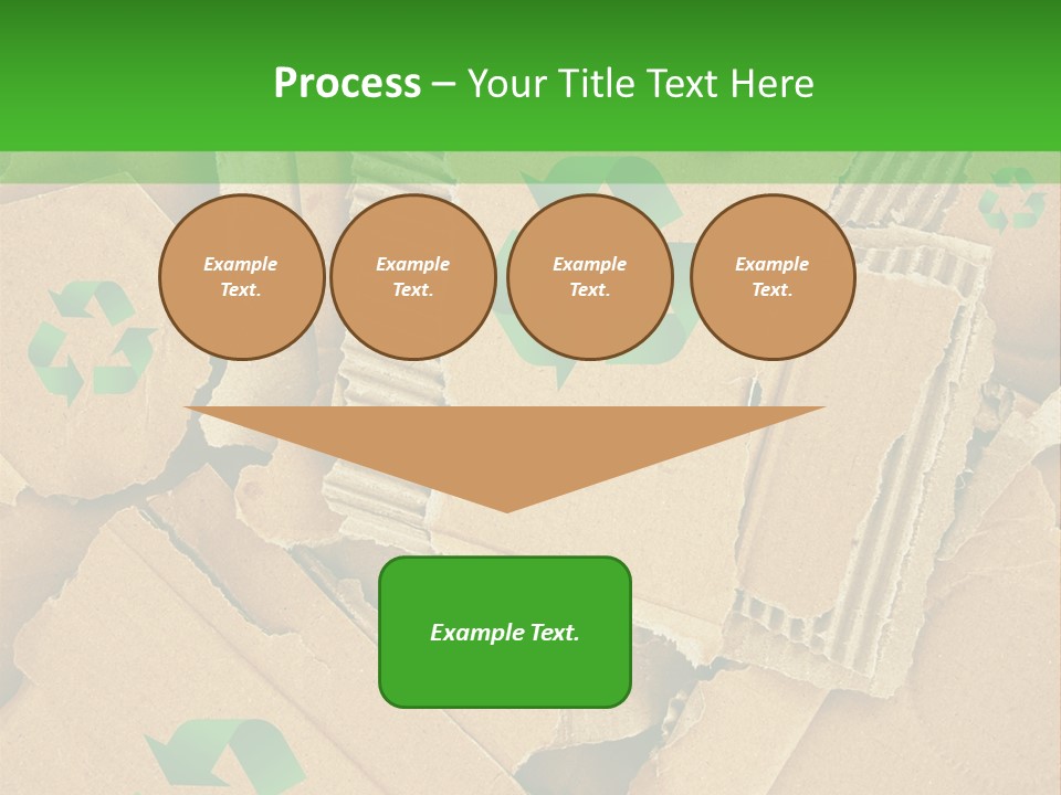 Trash Cardboard Mash PowerPoint Template