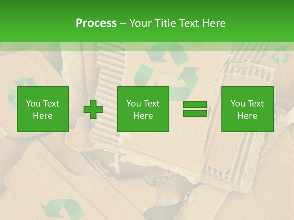 Trash Cardboard Mash PowerPoint Template
