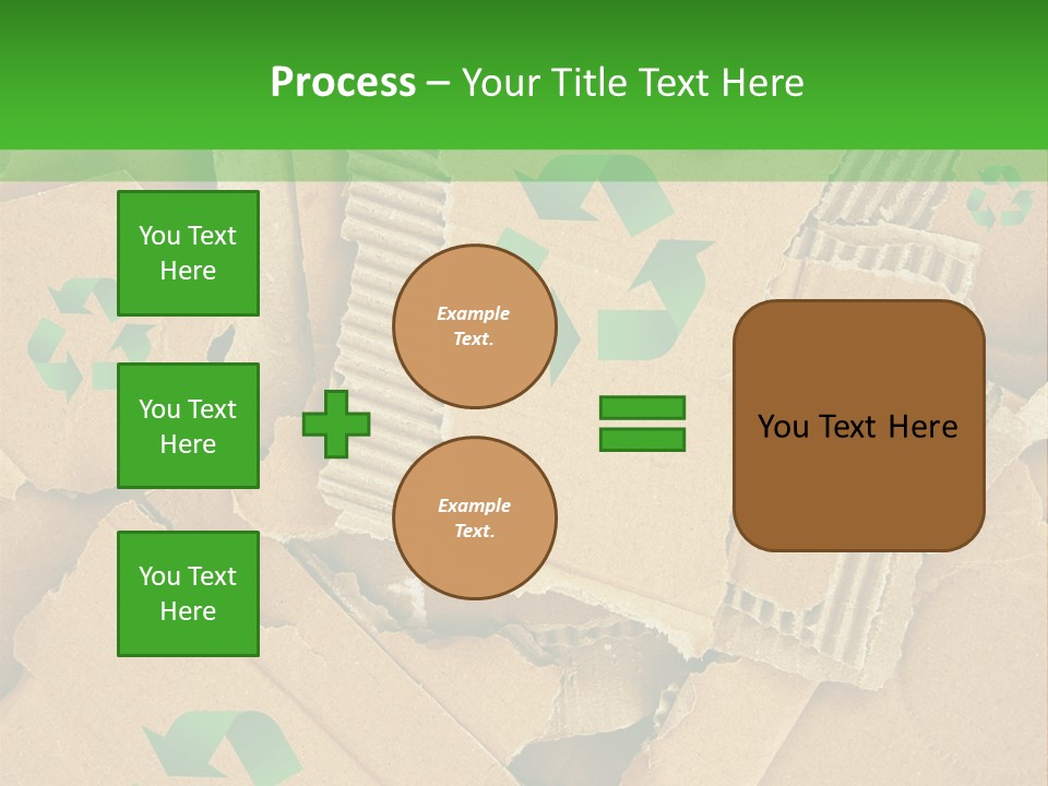Trash Cardboard Mash PowerPoint Template