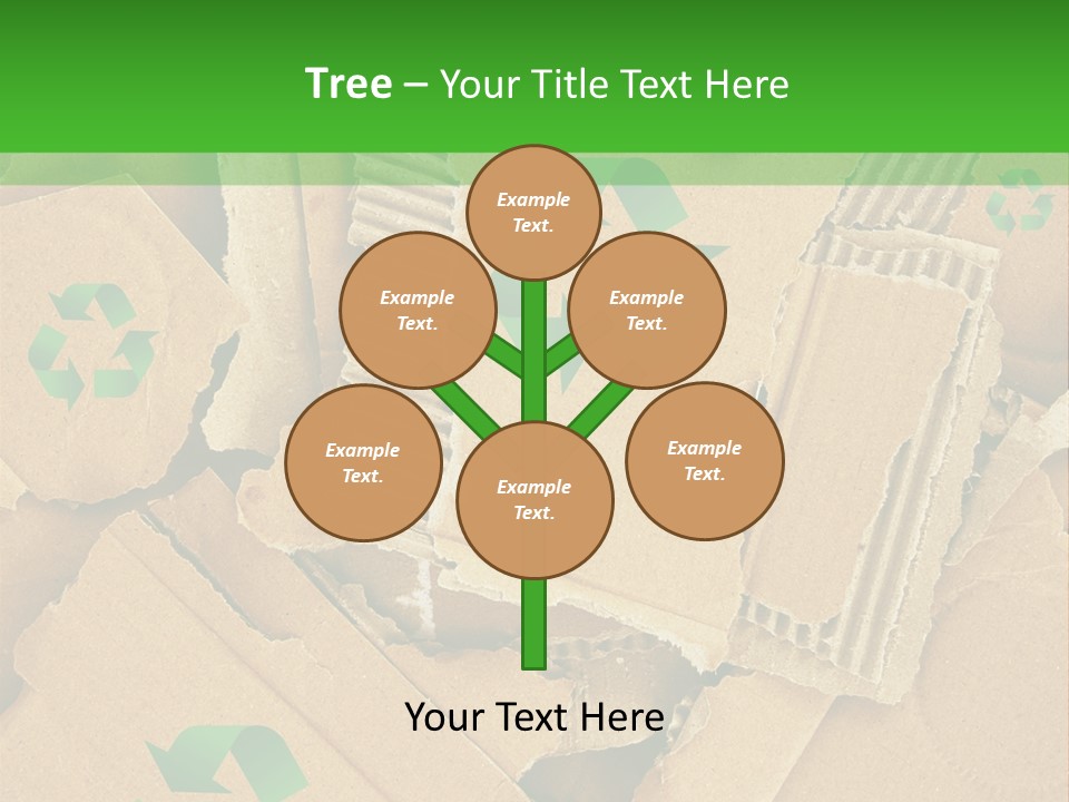 Trash Cardboard Mash PowerPoint Template