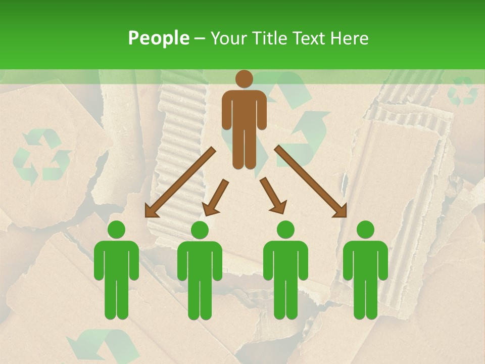Trash Cardboard Mash PowerPoint Template