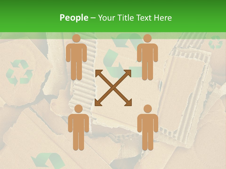 Trash Cardboard Mash PowerPoint Template