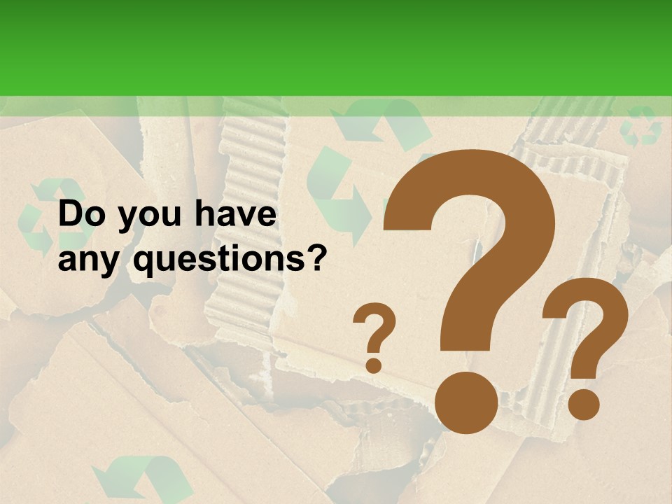 Trash Cardboard Mash PowerPoint Template