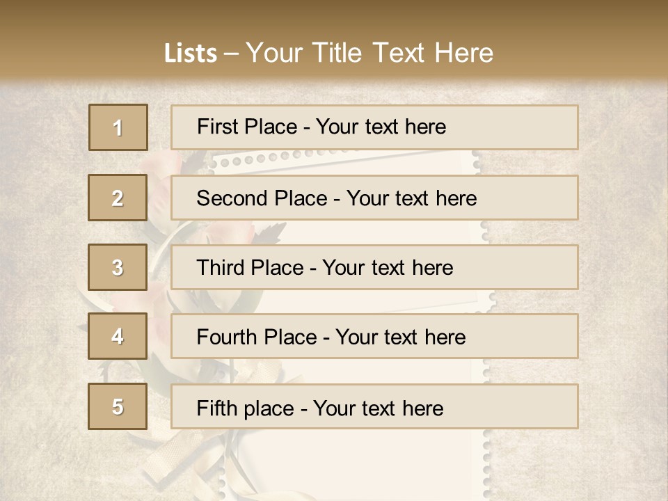 Instant Torn Romantic PowerPoint Template