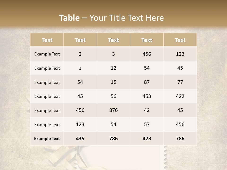 Instant Torn Romantic PowerPoint Template