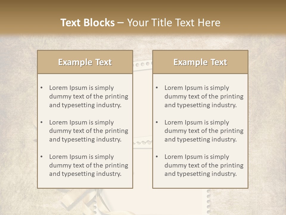 Instant Torn Romantic PowerPoint Template