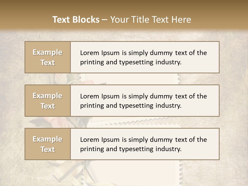 Instant Torn Romantic PowerPoint Template