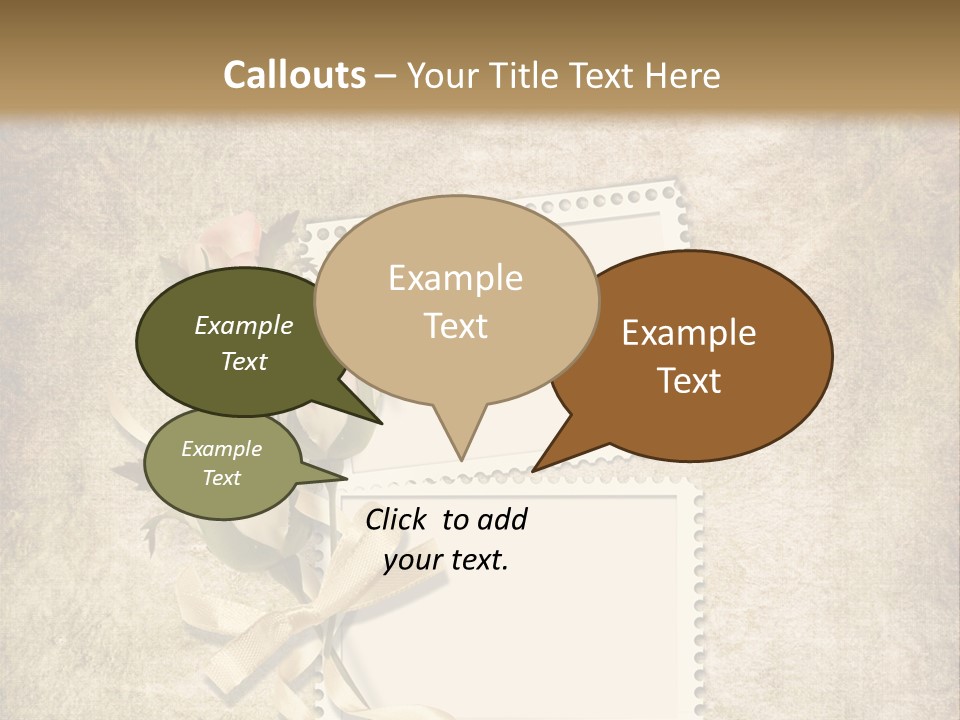 Instant Torn Romantic PowerPoint Template