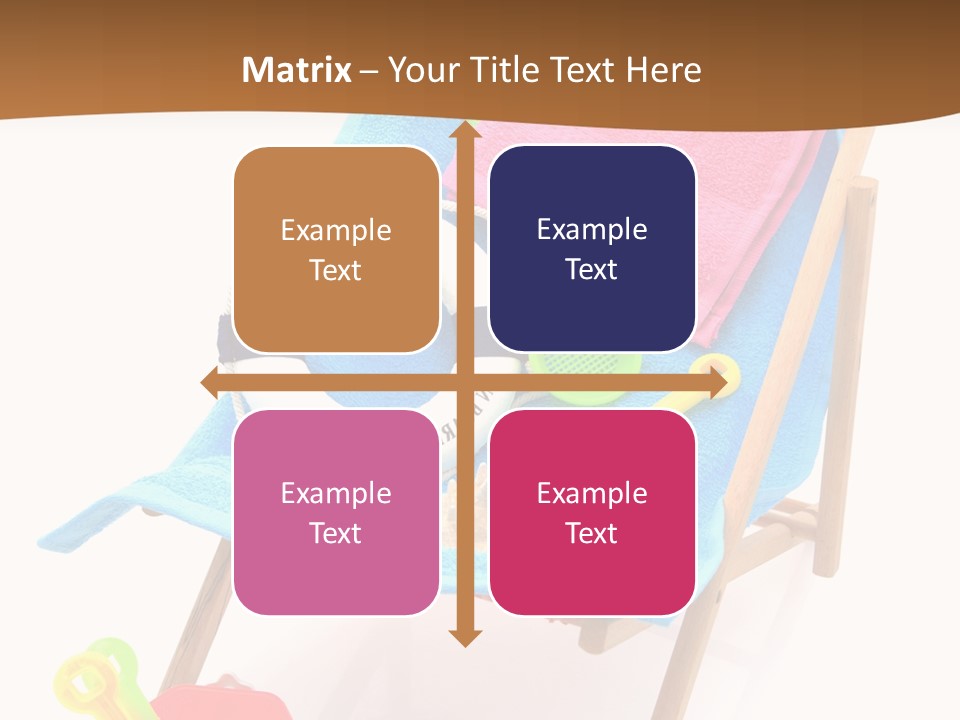 Isolated Towel Play PowerPoint Template