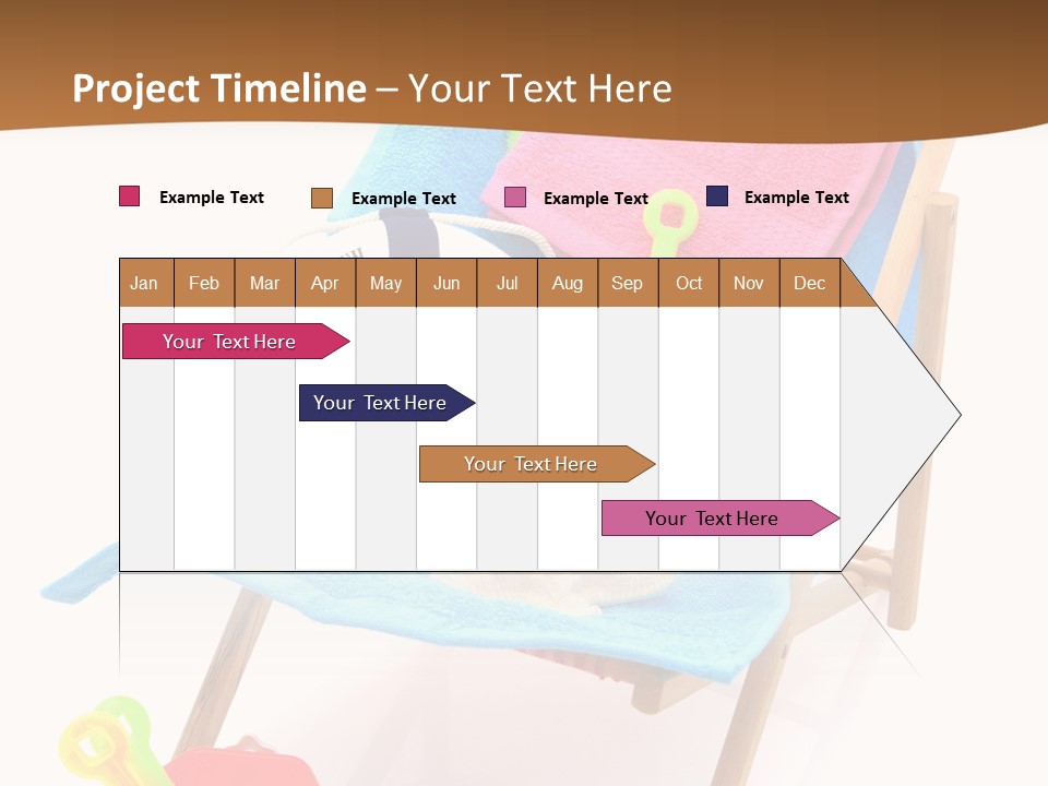 Isolated Towel Play PowerPoint Template