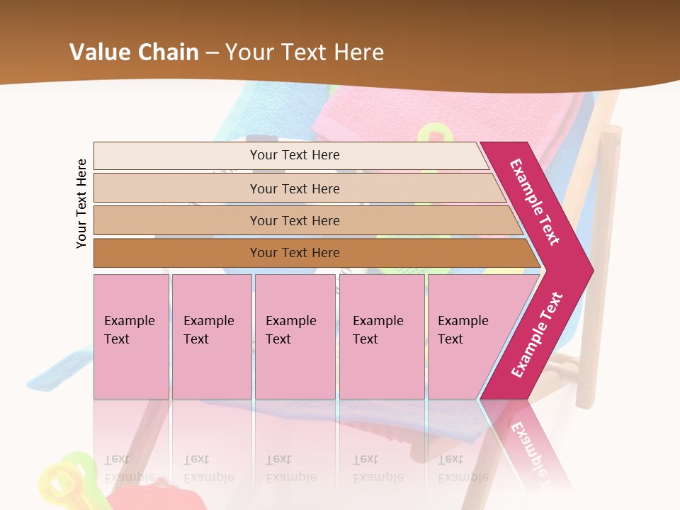 Isolated Towel Play PowerPoint Template