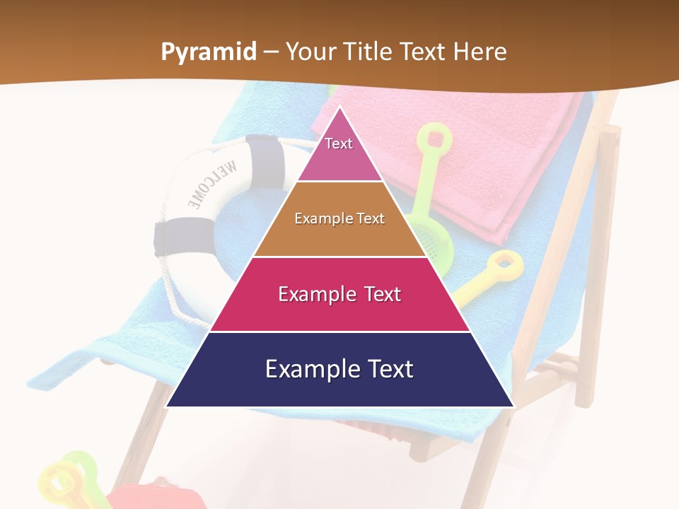 Isolated Towel Play PowerPoint Template