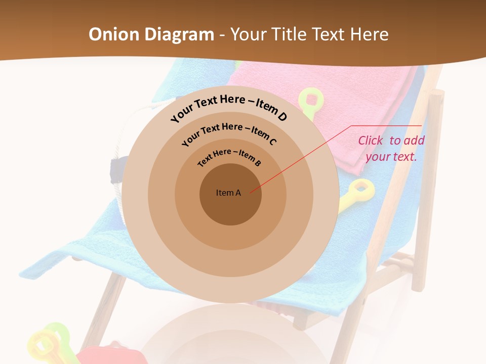 Isolated Towel Play PowerPoint Template