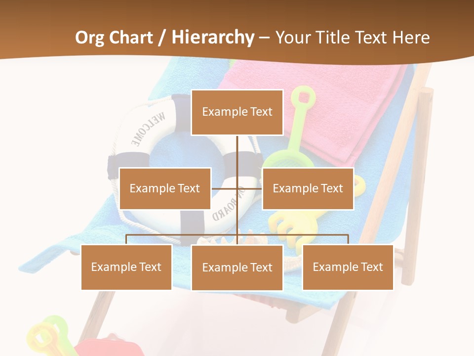 Isolated Towel Play PowerPoint Template