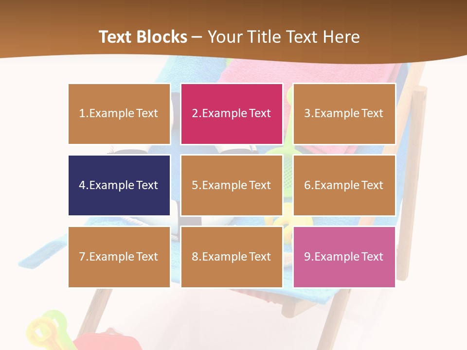 Isolated Towel Play PowerPoint Template