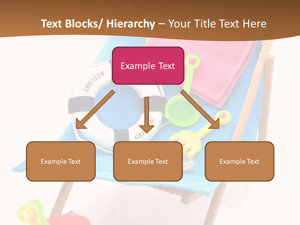 Isolated Towel Play PowerPoint Template