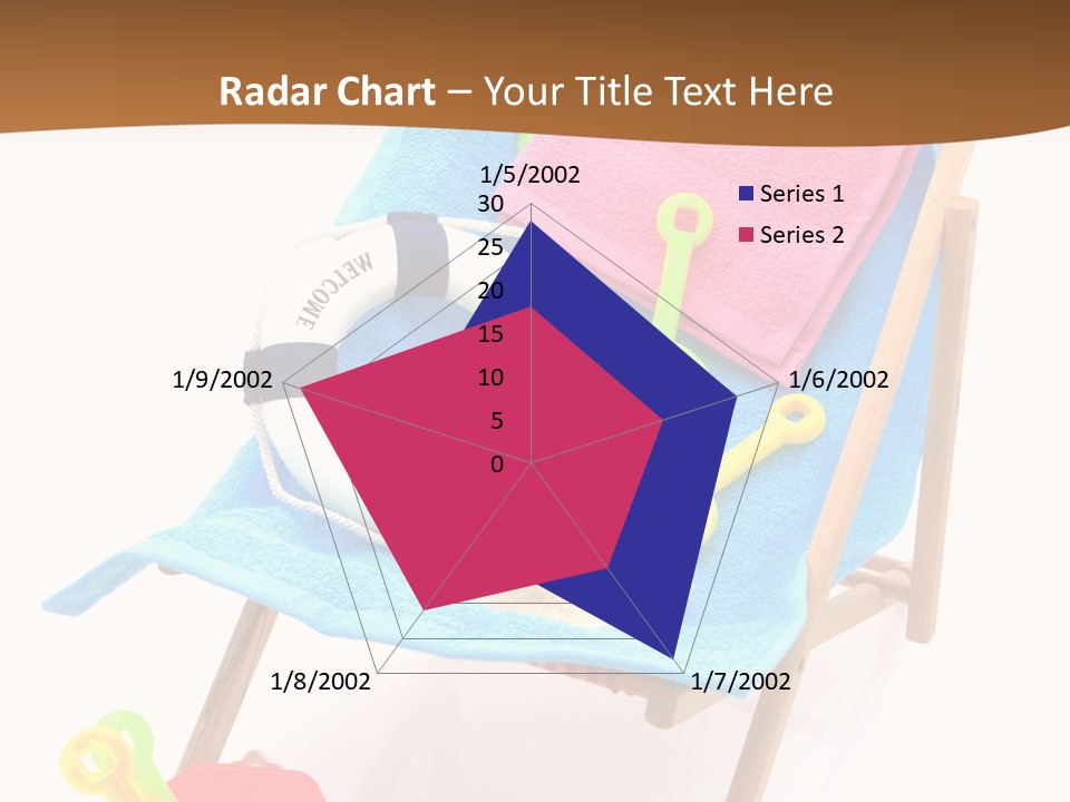 Isolated Towel Play PowerPoint Template