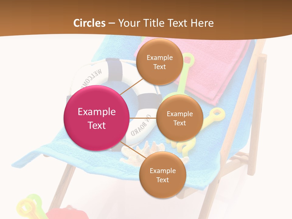 Isolated Towel Play PowerPoint Template