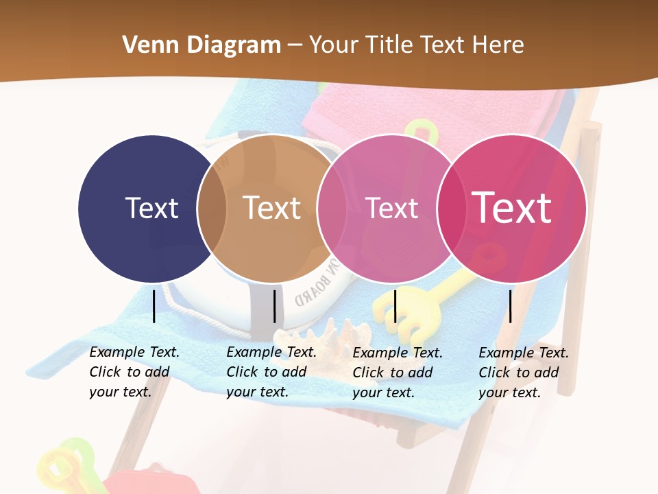 Isolated Towel Play PowerPoint Template