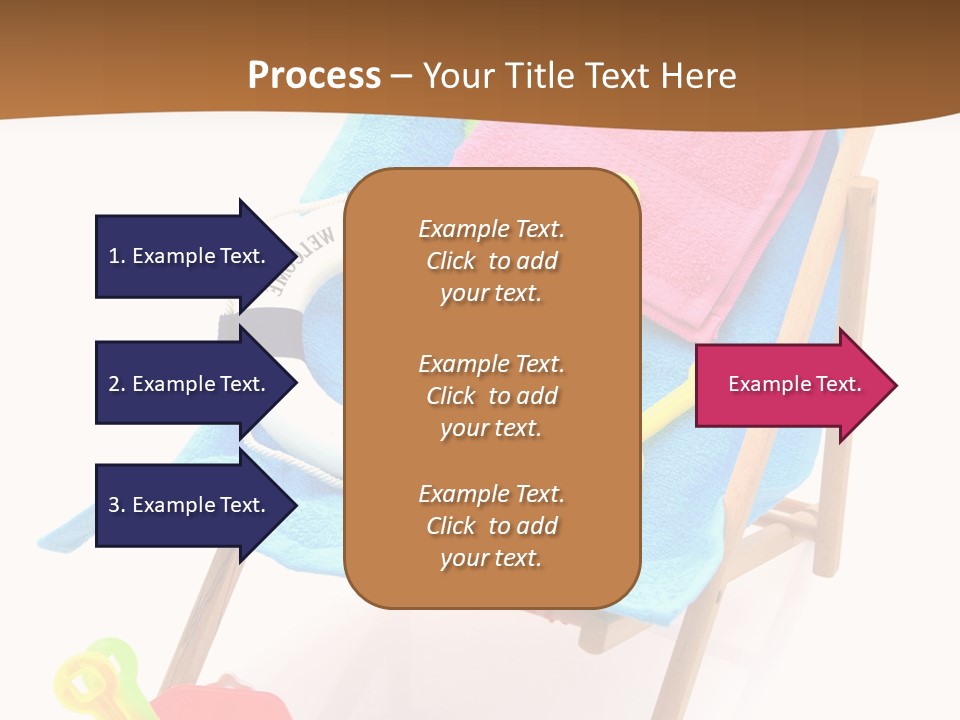 Isolated Towel Play PowerPoint Template