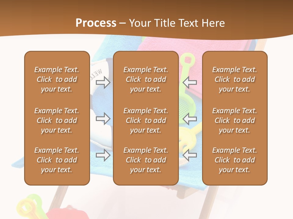 Isolated Towel Play PowerPoint Template